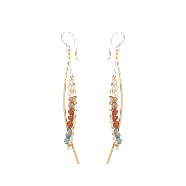 Autumn Ombre Swoop Earring