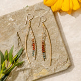 Autumn Ombre Swoop Earring