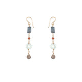 Slate Blue Kyanite Earring