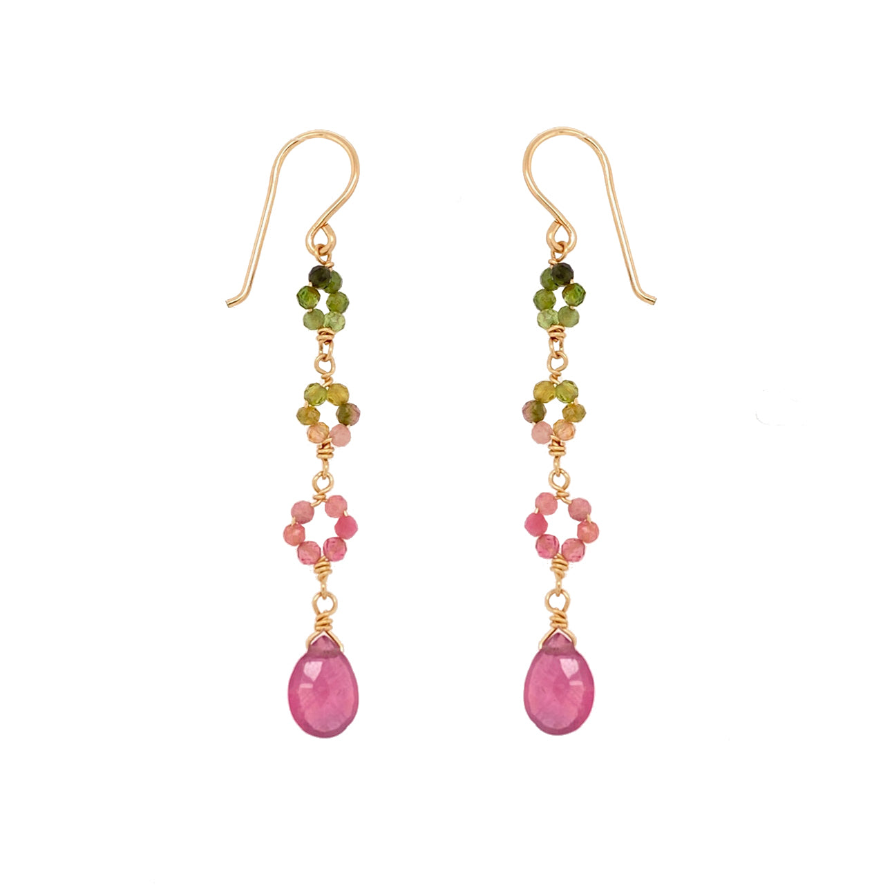 Ombre Fleurette Earring – Vannucci ltd